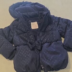 Navy Puffer Jacket